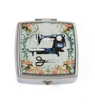 Vintage Sewing Machine Pill Box