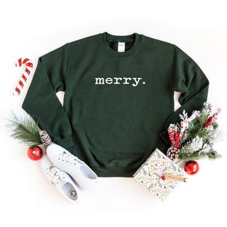 Merry Graphic Sweatshirt, , Olive and Ivory Wholesale, Fitkitty Culture Athleisure Wear, Yoga Wear & Leggings