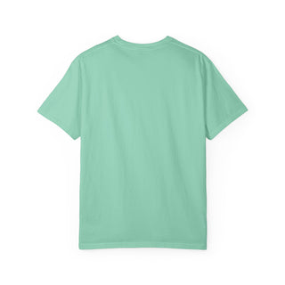 Beach Graphic T-Shirt – Vintage Blue "BEACH" Print