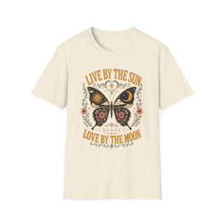 Live By The Sun Love By The Moon Butterfly T-Shirt