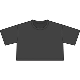 Cropped Tee — "Buck Around" Western Rodeo Graphic