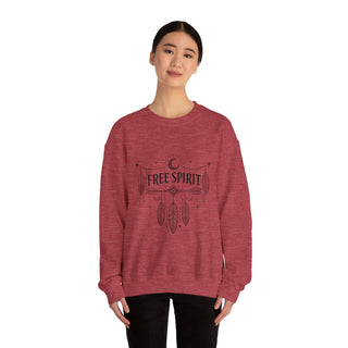 Free Spirit Dreamcatcher Crewneck Sweatshirt - Fitkitty Culture Athleisure Wear, Yoga Wear &  Women's Clothing