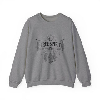 Free Spirit Dreamcatcher Crewneck Sweatshirt - Fitkitty Culture Athleisure Wear, Yoga Wear &  Women's Clothing