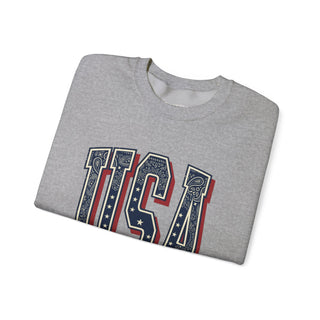 Vintage USA Graphic Sweatshirt | 4th of July Americana, Stars & Stripes