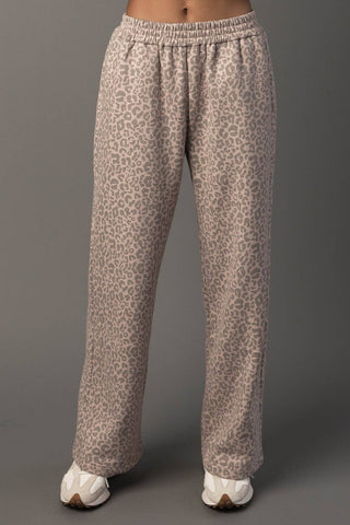 Blush Leopard Sweatpants