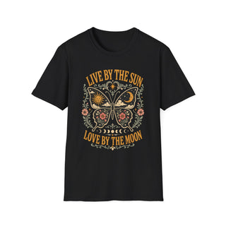Live By The Sun Love By The Moon Butterfly T-Shirt