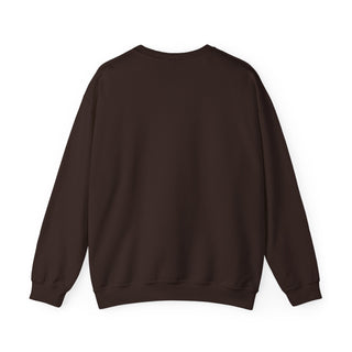 Moon Tribe Crewneck Sweatshirt — Celestial Moon Graphic Pullover - Jewel Tones