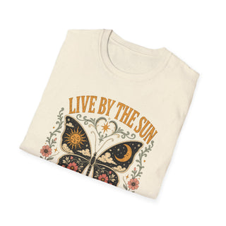 Live By The Sun Love By The Moon Butterfly T-Shirt