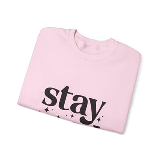 Stay Wild Crewneck Sweatshirt — Minimal Monochrome Graphic Pullover - Fitkitty Culture Athleisure Wear, Yoga Wear &  Women's Clothing