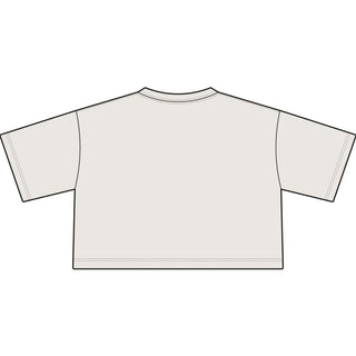 Cropped Tee — "Buck Around" Western Rodeo Graphic