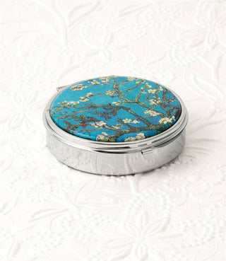 Van Gogh Almond Blossom Round Pill Box