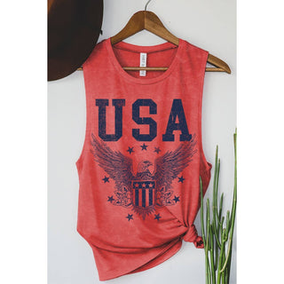 Rise & Roar USA Tank - Fitkitty Culture Athleisure Wear, Yoga Wear &  Women's Clothing