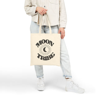 Moon Tribe Cotton Canvas Tote Bag