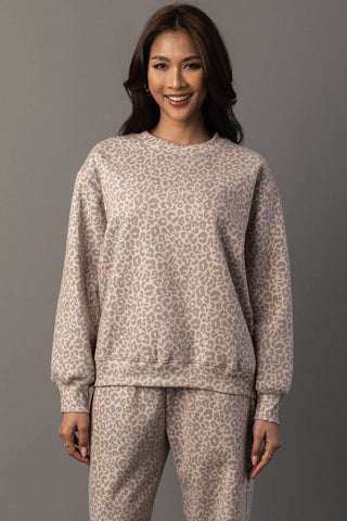 Blush Leopard Sweatshirt