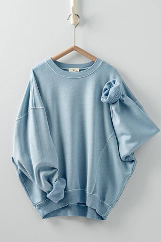 Vintage Comfort Oversized Crewneck Sweatshirt (Organic Cotton)