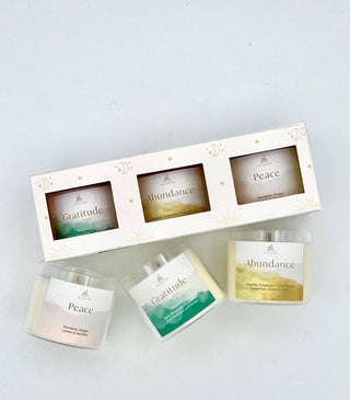 Mini Intention Votive Scented Candle Gift Set ~ Gratitude - Fitkitty Culture Athleisure Wear, Yoga Wear &  Women's Clothing