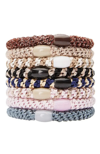 Grab & Go Ponytail Holders - Set of Eight - Fitkitty Culture Athleisure Wear, Yoga Wear &  Women's Clothing