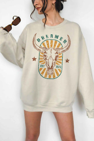 Dreamer Western Wild West Oversized Sweatshirt