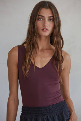 Seamless Reverse U-Neck Tank