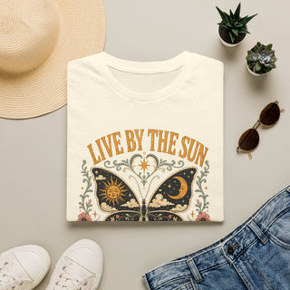 Live By The Sun Love By The Moon Butterfly T-Shirt