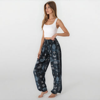 Twilight Lotus Harem Pants with Pockets - Fitkitty Culture Athleisure Wear, Yoga Wear &  Women's Clothing