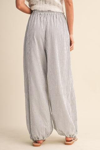 Beach Stripe Balloon Pants - Fitkitty Culture Athleisure Wear, Yoga Wear &  Women's Clothing