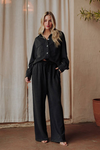 Black Washed Soft Sweatpants - Fitkitty Culture Athleisure Wear, Yoga Wear &  Women's Clothing