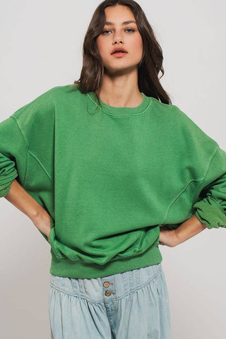 Vintage Comfort Oversized Crewneck Sweatshirt (Organic Cotton)