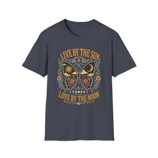 Live By The Sun Love By The Moon Butterfly T-Shirt