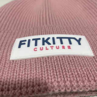 Fitkitty Culture Logo Beanie, Hat, Fitkitty Culture Athleisure Wear, Yoga Wear & Leggings, Fitkitty Culture Athleisure Wear, Yoga Wear & Leggings