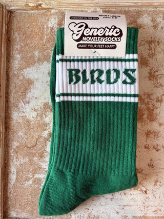 Go Birds Game Day Socks, view 2 | Fitkitty Culture®