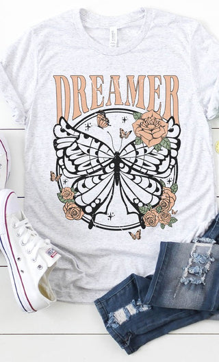 Retro Dreamer Butterfly Graphic Tee