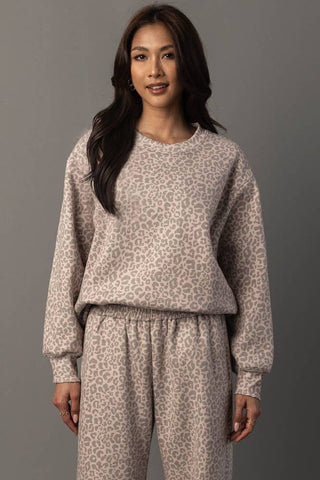 Blush Leopard Sweatshirt