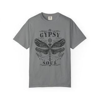 Gypsy Soul Dragonfly T‑Shirt — Boho Vintage Graphic Tee