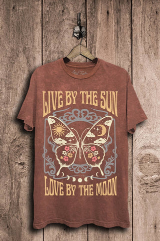 Live By The Sun Love By The Moon Graphic Tee
