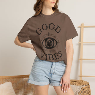 Good Vibes Eye T-Shirt — Vintage Mystic Graphic Tee