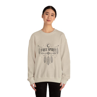 Free Spirit Dreamcatcher Crewneck Sweatshirt - Fitkitty Culture Athleisure Wear, Yoga Wear &  Women's Clothing