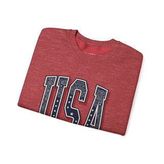 Vintage USA Graphic Sweatshirt | 4th of July Americana, Stars & Stripes
