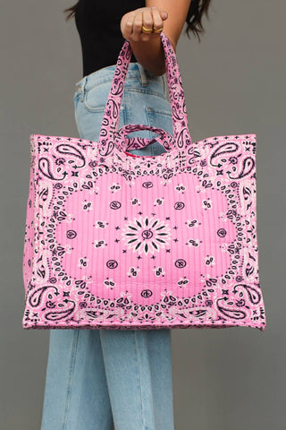 Pink Bandana Weekend Tote – alternate product view 2