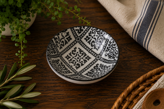 Mediterranean Porcelain Trinket Dish