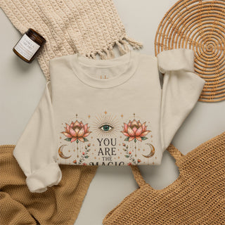 You Are the Magic Mystical Lotus Crewneck Sweatshirt
