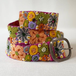 Wildflowers Embroidered Wool Belt - Fitkitty Culture Athleisure Wear, Yoga Wear &  Women's Clothing