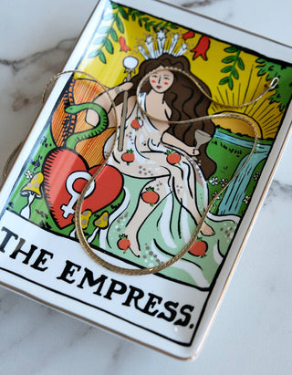 Porcelain Trinket Tray | Empress Tarot — alternate product view 2