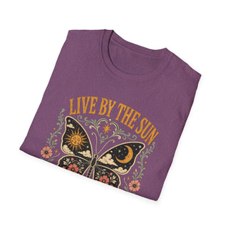 Live By The Sun Love By The Moon Butterfly T-Shirt