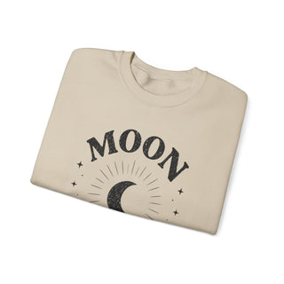 Moon Tribe Crewneck Sweatshirt Gray and Natural Sand