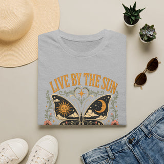Live By The Sun Love By The Moon Butterfly T-Shirt