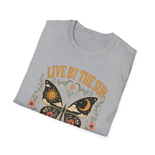 Live By The Sun Love By The Moon Butterfly T-Shirt