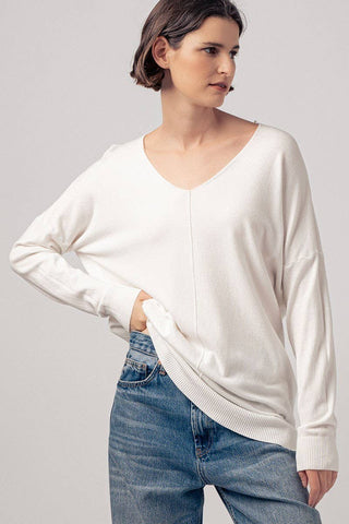 "Spring Serenade" High-Low Tunic Sweater