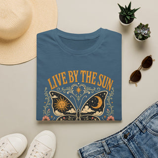 Live By The Sun Love By The Moon Butterfly T-Shirt