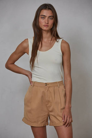 Seamless Reverse U-Neck Tank